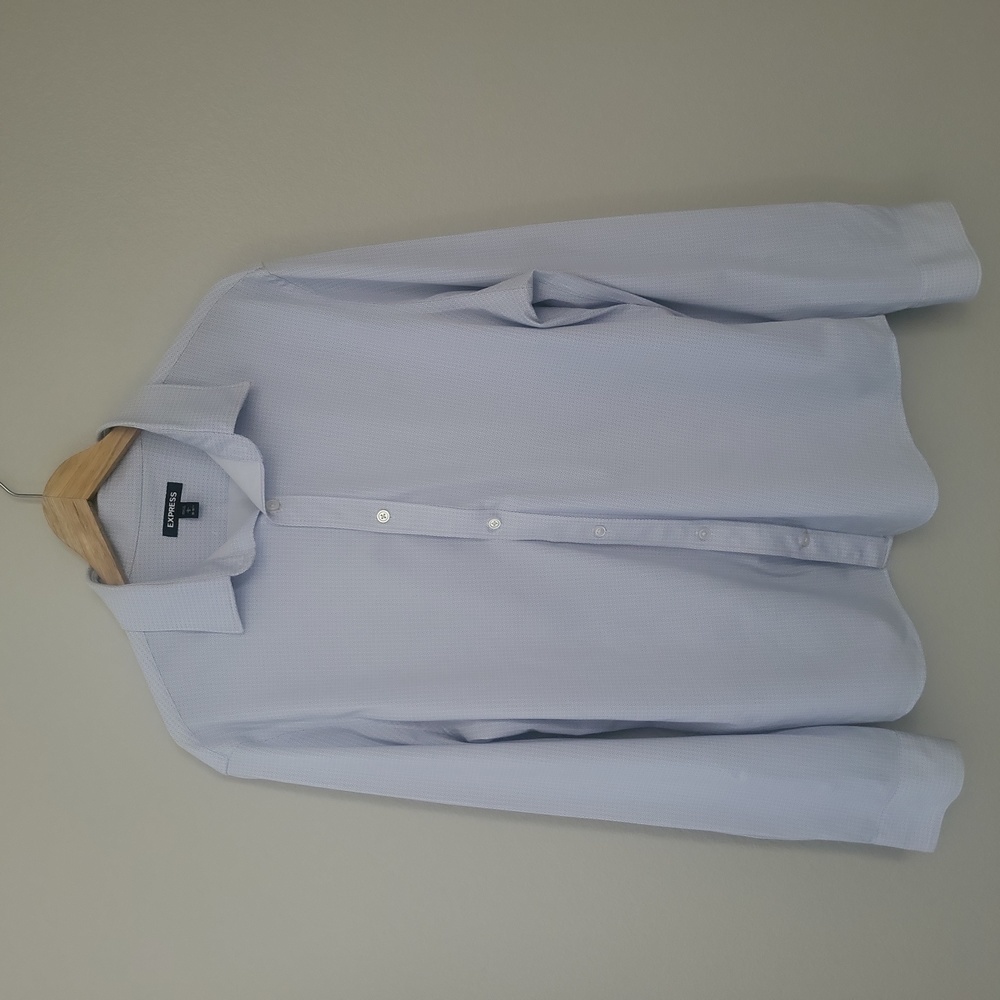 Express dress shirt large, 16 - 161/2, light blue